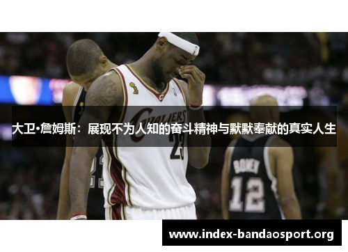 大卫·詹姆斯:展现不为人知的奋斗精神与默默奉献的真实人生 大卫·詹姆斯:展现不为人知的奋斗精神与默默奉献的真实人生