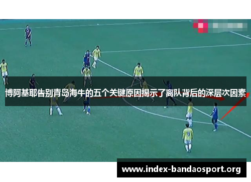 博阿基耶告别青岛海牛的五个关键原因揭示了离队背后的深层次因素 博阿基耶告别青岛海牛的五个关键原因揭示了离队背后的深层次因素